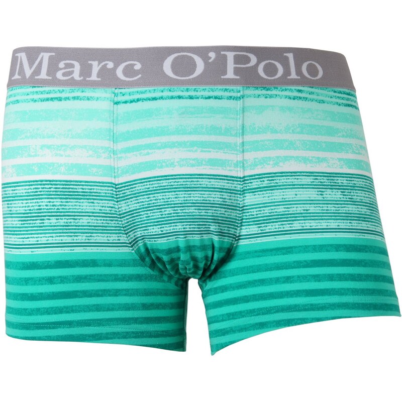 Marc O'Polo Boxershorts 'Stripe', grün/weiß