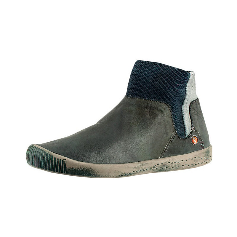 SOFTINOS softinos klassische Stiefelette IME335SOF washed leather blau 36,37,38,39,40,41,42