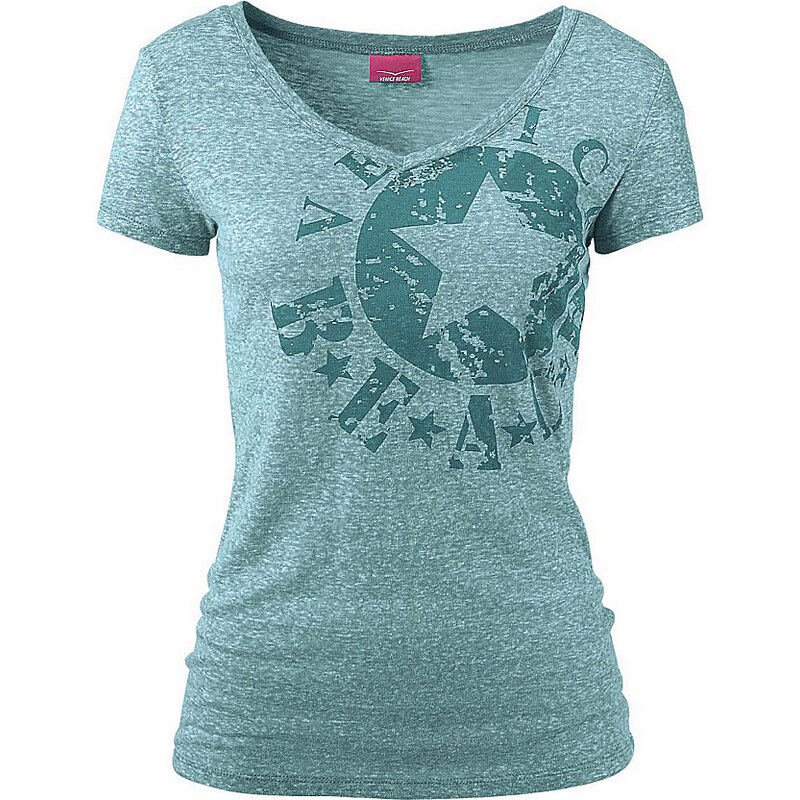 Damen Shirt mit Logo-Druck Venice Beach blau 32/34,36/38,40/42,44/46