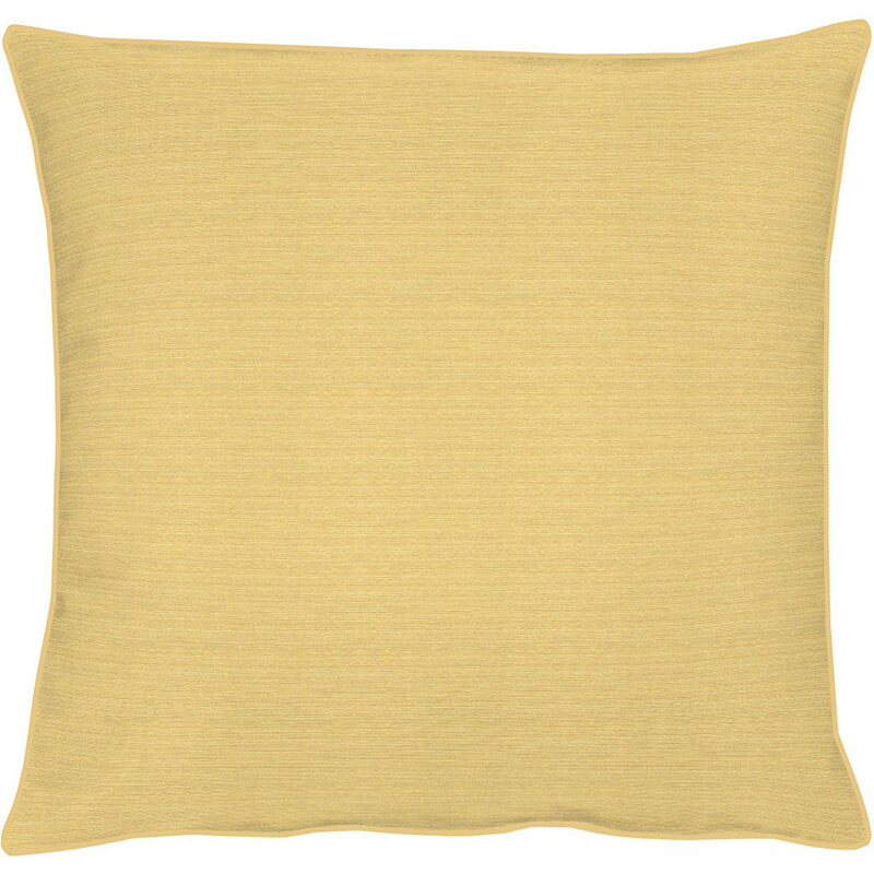 APELT Kissen TIZIAN Uni Rips (1 Stück) gelb 1 (39x39 cm),2 (45x45 cm)