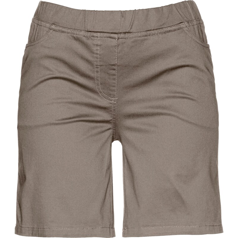 bpc bonprix collection Shorts mit Elastik-Bund in braun für Damen von bonprix