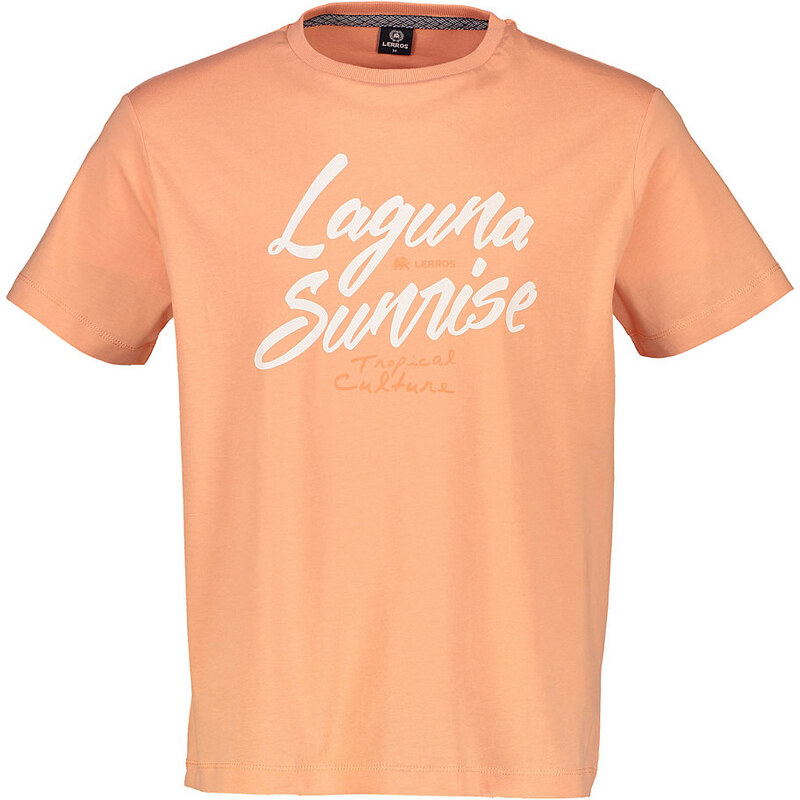 LERROS LERROS T-Shirt mit Brustprint orange L,M,XL,XXL