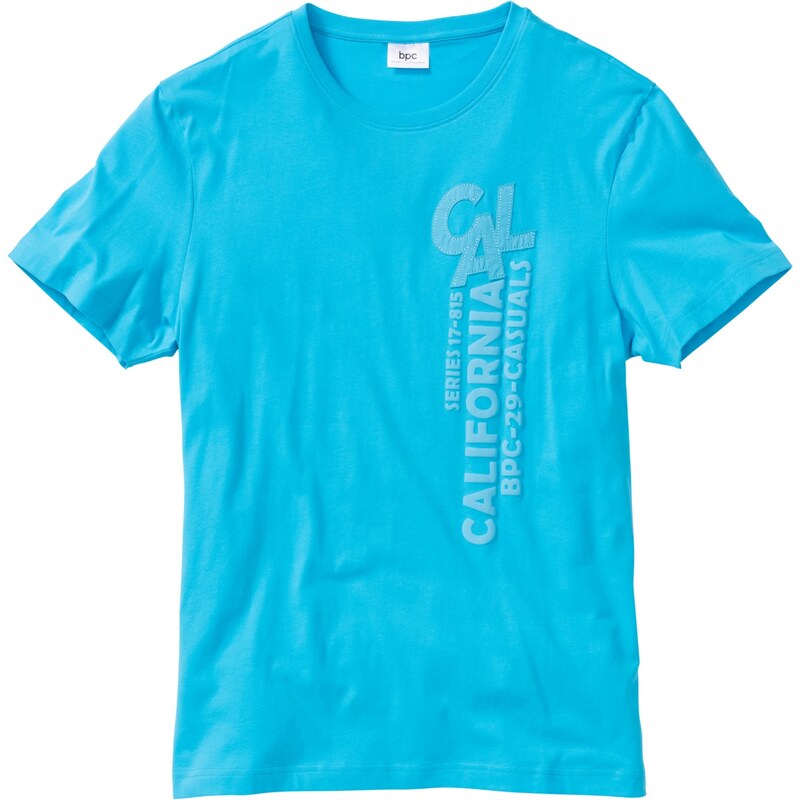 bpc bonprix collection T-Shirt, Regular Fit kurzer Arm in blau für Herren von bonprix