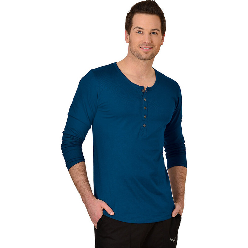 TRIGEMA Langarm Shirt Biobaumwolle TRIGEMA blau S,XL,XXL
