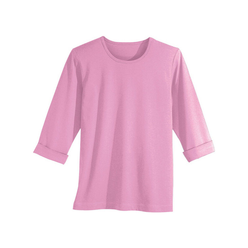 Damen Classic Basics Shirt mit 3/4-langen-Ärmel CLASSIC BASICS rosa 38,40,42,44,46,48,50,52,54,56