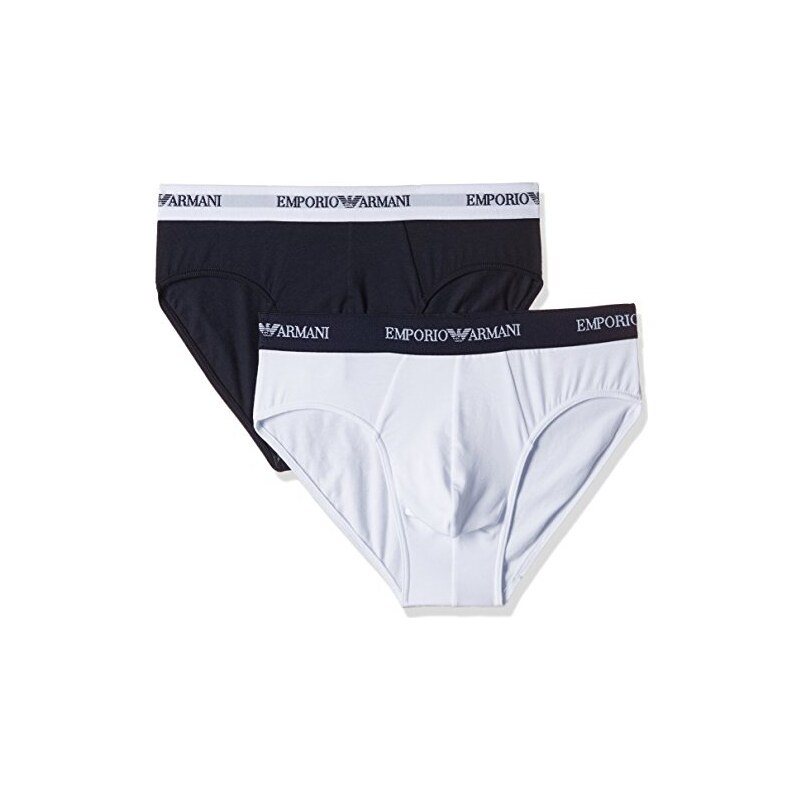 Emporio Armani Underwear Herren Slip 111321CC717, 2er Pack