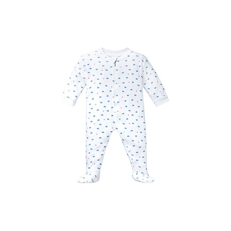 Schiesser Baby-Mädchen Zweiteiliger Schlafanzug Anzug mit Fuß