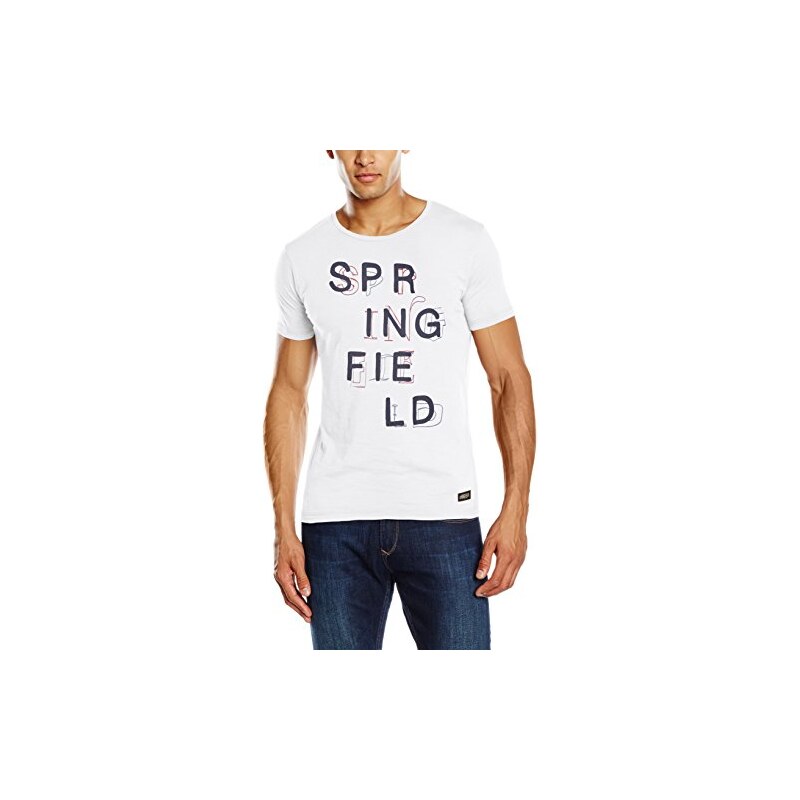 Springfield Herren T-Shirt Logo Spf