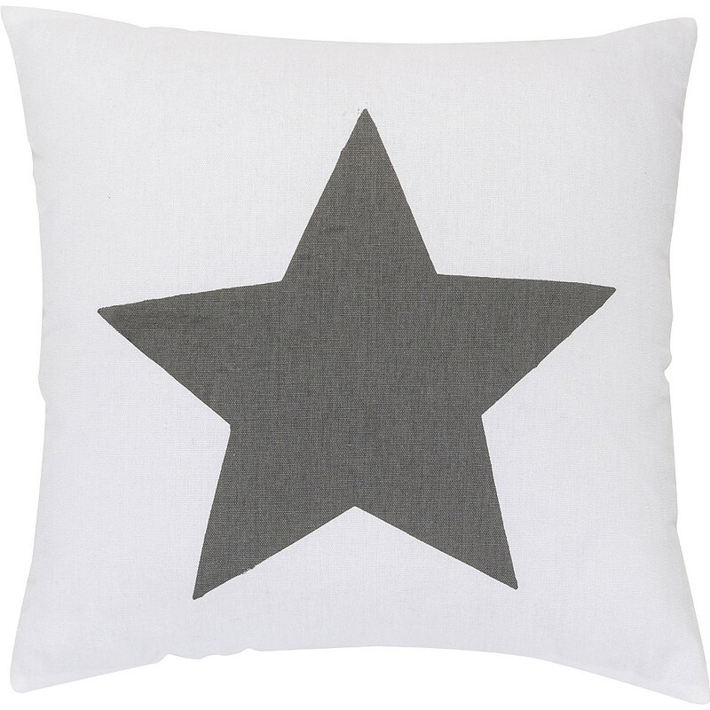 Elbersdrucke Kissen BIG STAR (1 Stück) weiß 45x45 cm