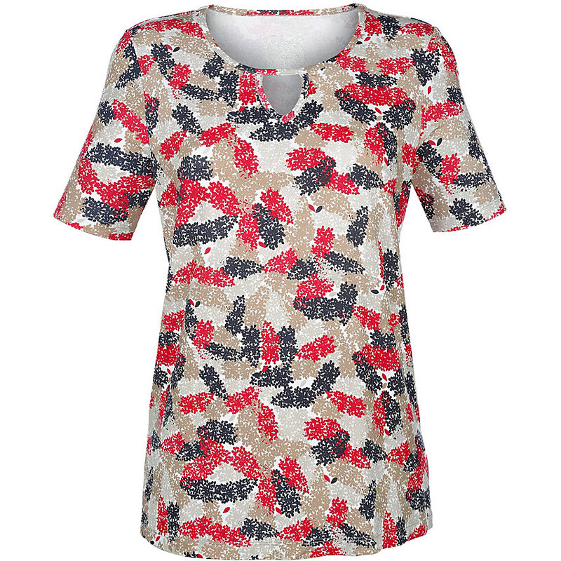 PAOLA Damen Paola Shirt mit floralem Druck rot 36,38,44,46,48,50,52,54