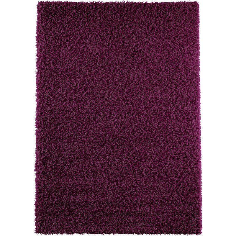 bpc living bonprix collection Hochflor Teppich einfarbig und vielseitig lila bonprix