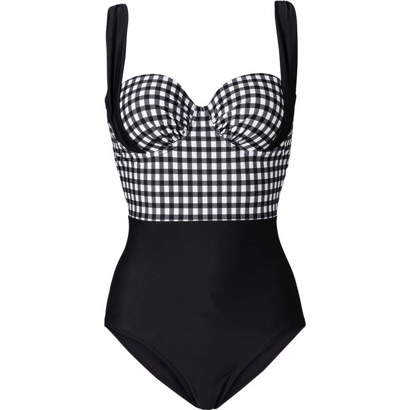 bpc selection Bügel Badeanzug in schwarz für Damen von bonprix