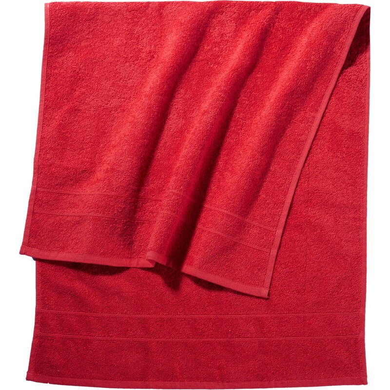 bpc living Handtuch New Uni in rot von bonprix