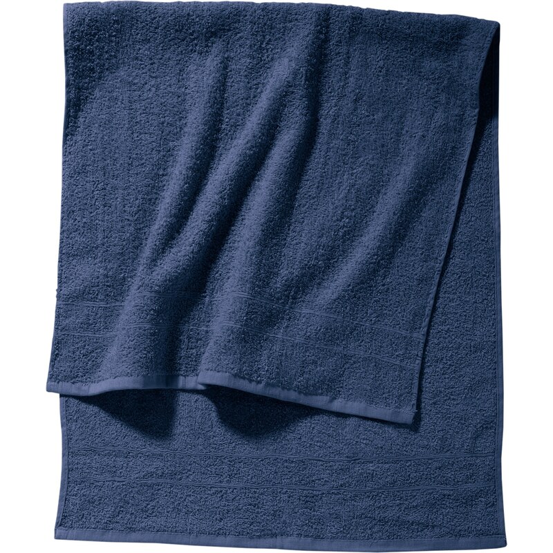 bpc living Handtuch New Uni in blau von bonprix