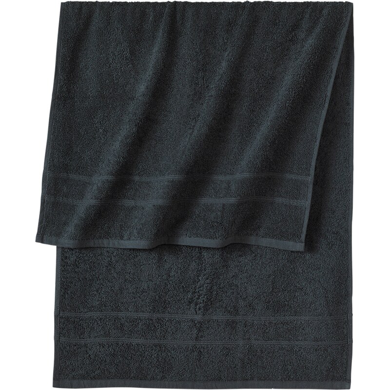 bpc living Handtuch New Uni in schwarz von bonprix