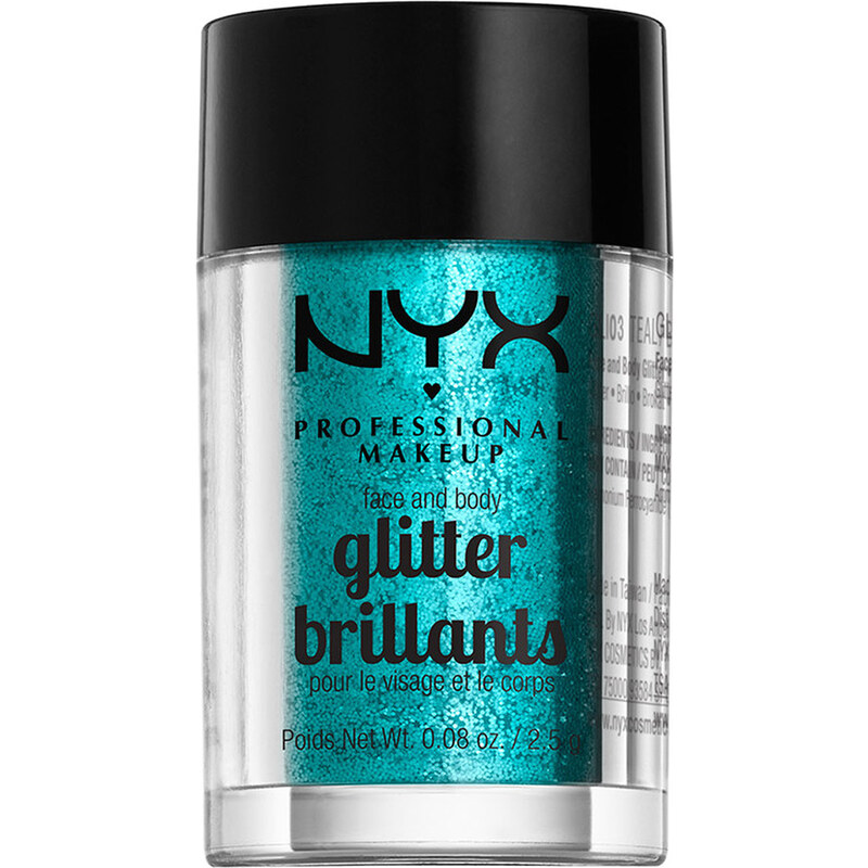 NYX Professional Makeup Teal Face & Body Glitter Lidschatten 2.5 g