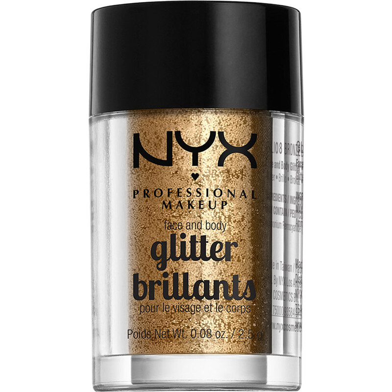 NYX Professional Makeup Bronze Face & Body Glitter Lidschatten 2.5 g