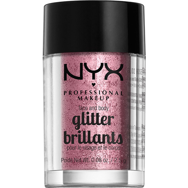 NYX Professional Makeup Rose Face & Body Glitter Lidschatten 2.5 g