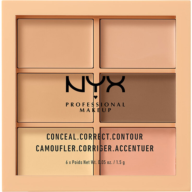 NYX Professional Makeup Light Conceal Correct Contour Palette Concealer 1.5 g