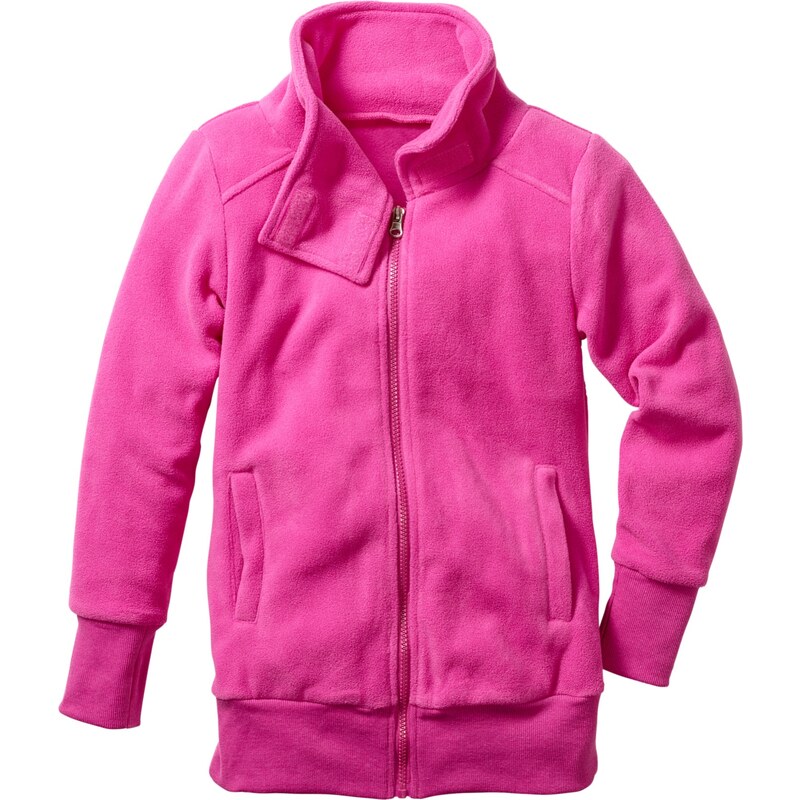 bpc bonprix collection Fleece-Jacke langarm in pink für Mädchen von bonprix