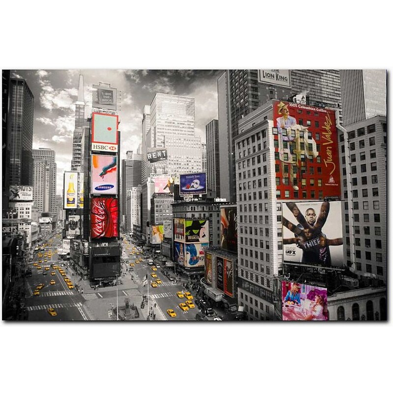 Wandbild, Premium Picture, »Times Square«, Größe 90 x 60 cm