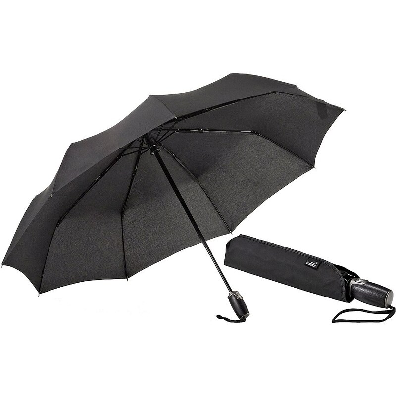 Euroschirm® Regenschirm mit Elchleder, »One For One - Elchleder-Taschenschirm«