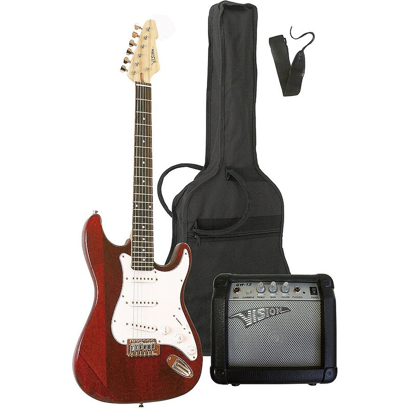 Elektrisches Gitarrenset für Rechts- und Linkshänder, »E-Gitarren-Set, ready to go«, MSA