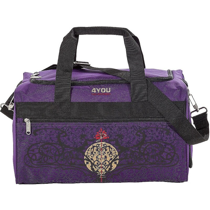 Sportbag Gothic-Motiv auf lila, »Sporttasche M«, 4You