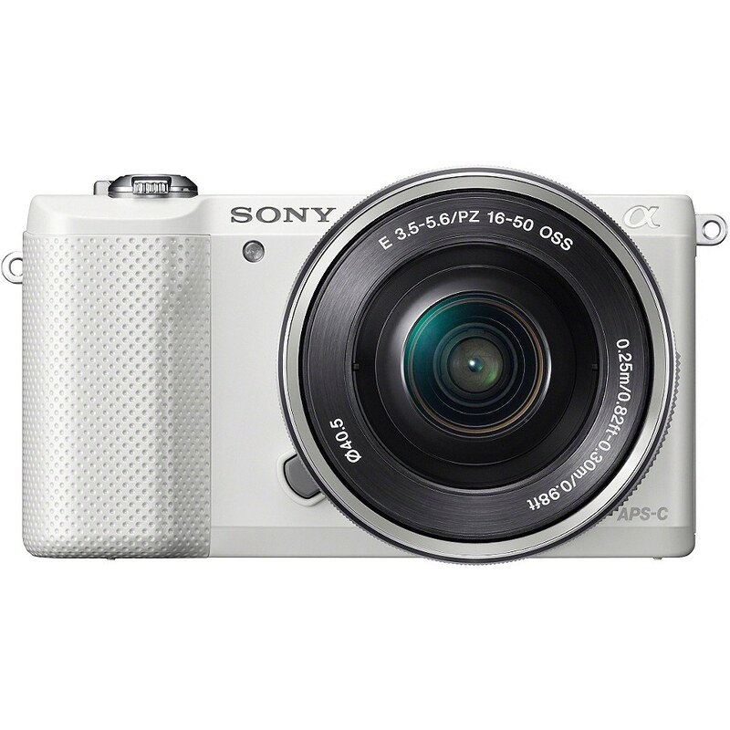 Sony Alpha ILCE-5000L System Kamera, SEL-P1650 Zoom, 20,1 Megapixel, 7,5 cm (3 Zoll) Display