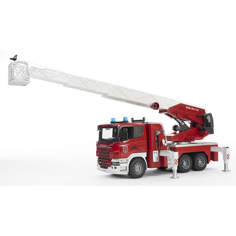 bruder® Feuerwehr, »R-Serie Feuerwehrleiterwagen mit Wasserpumpe und Light and Sound Modu