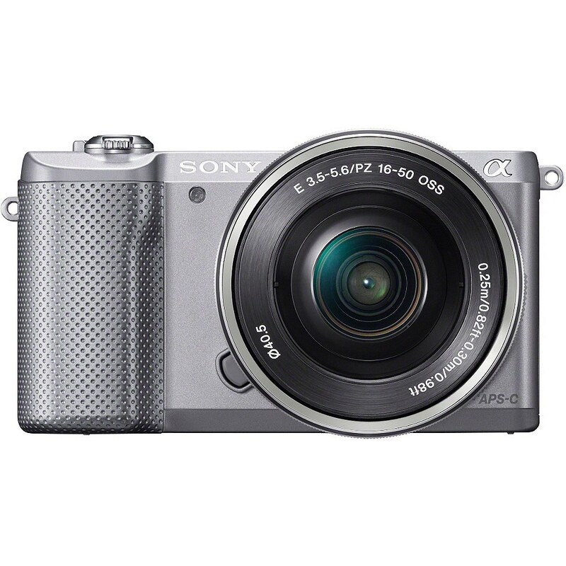 Sony Alpha ILCE-5000L System Kamera, SEL-P1650 Zoom, 20,1 Megapixel, 7,5 cm (3 Zoll) Display