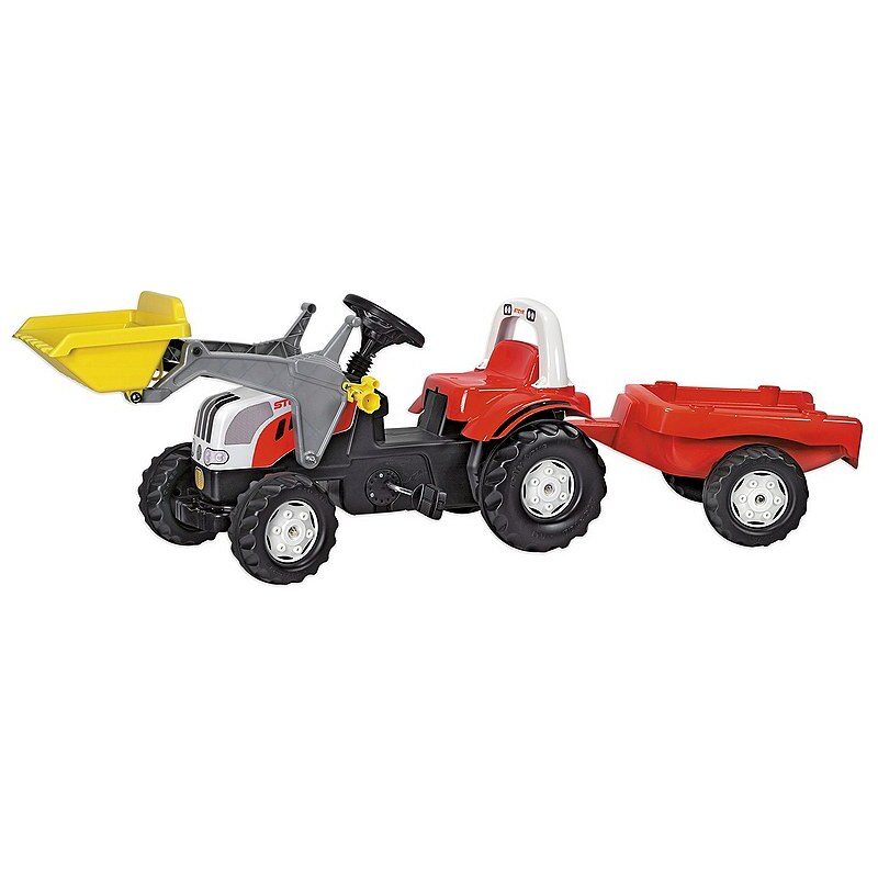 rolly toys® Trettraktor mit Frontlader und Anhänger »rollyKid Steyr 6165 CVT«