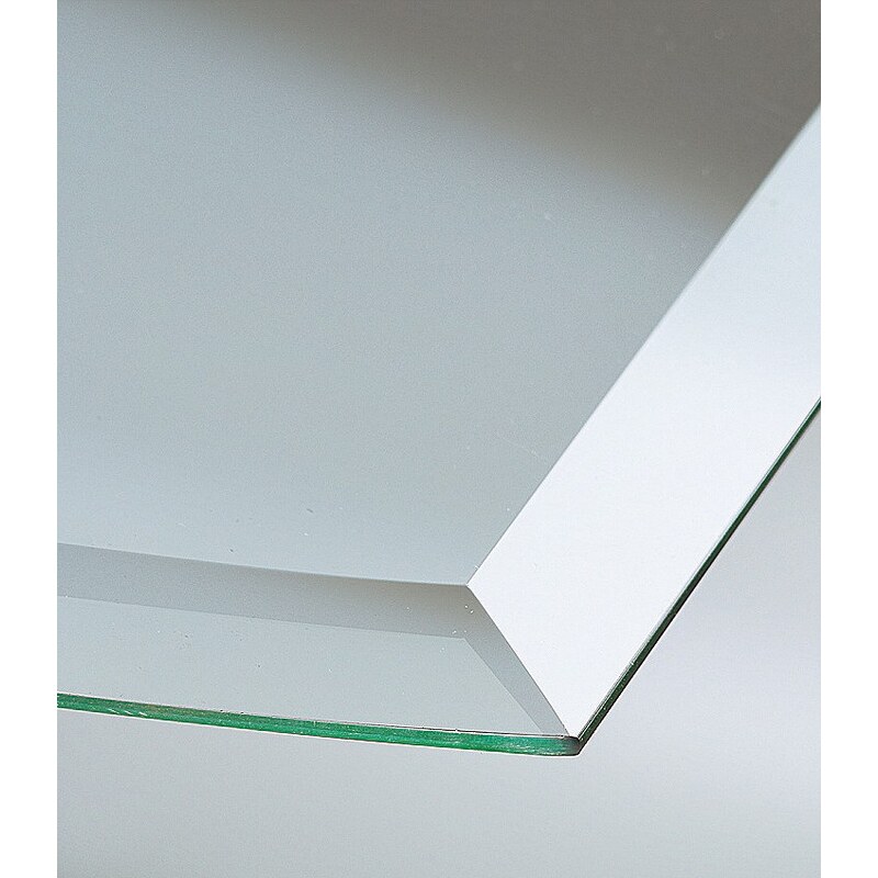 SCANDIA Glasbodenplatte »Segmentbogen«, 100x100 cm, bronzefarben, zum Funkenschutz