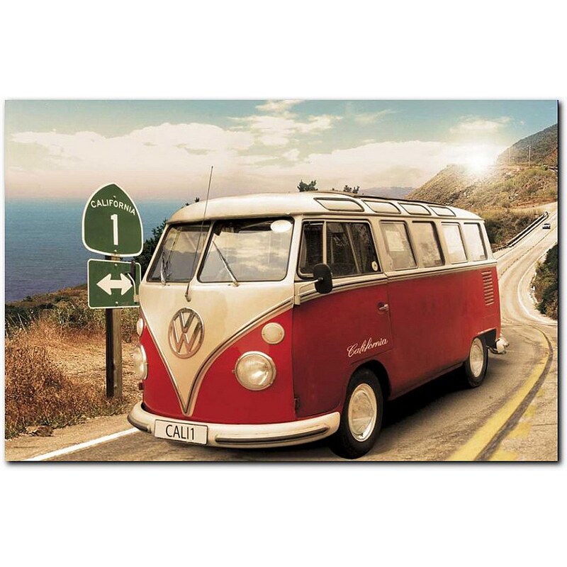 Wandbild, Premium Picture, »VW Bus«, Größe 90 x 60 cm
