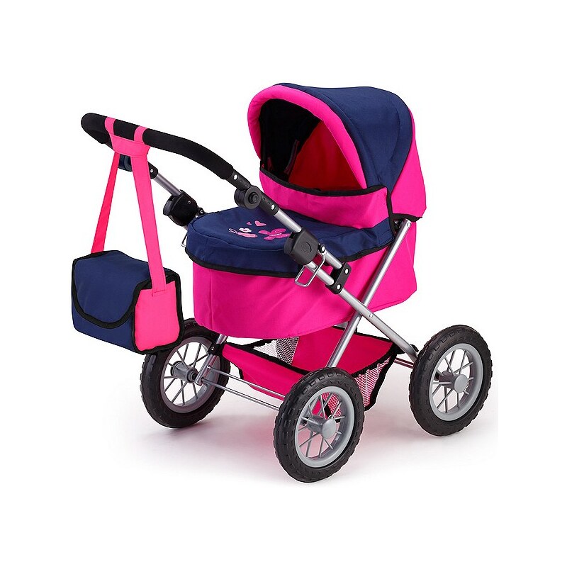 Puppenwagen, Bayer Design, »Trendy«, pink/blau