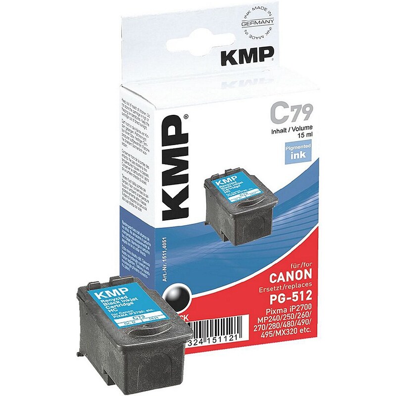 KMP Tintenpatrone ersetzt Canon »PG-512« HC