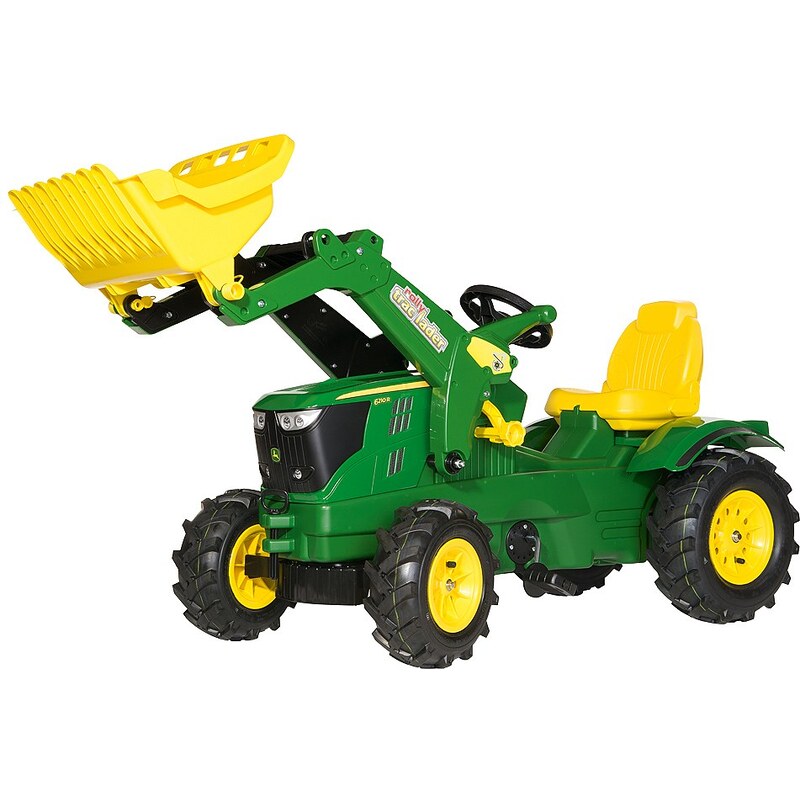 rolly toys® Trettraktor mit Frontlader und Luftbereifung »rollyFarmtrac John Deere 6210 R«