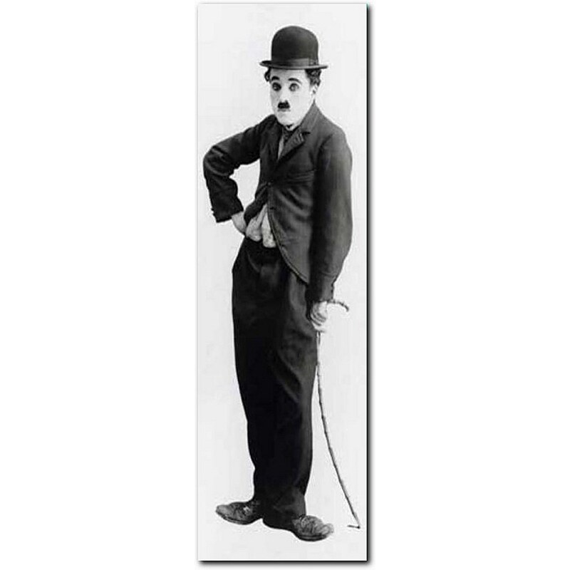 XXL-Wandbild, Premium Picture, »Charlie Chaplin, Tramp«, Größe 52 x 150 cm