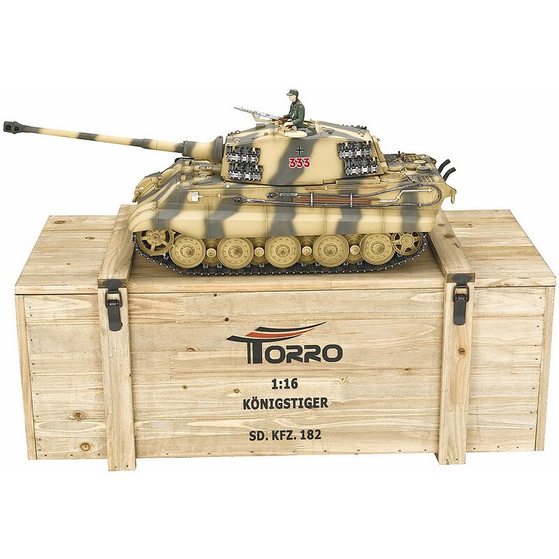 RC-Panzer-Set, »Königstiger - 2.4 GHz - Profi-Edition«, Torro