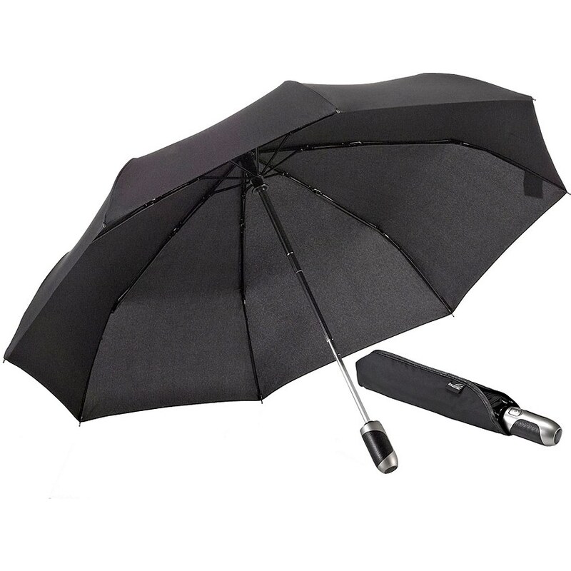 Euroschirm® Regenschirm mit Elchleder, »One For All - Elchleder-Taschenschirm«