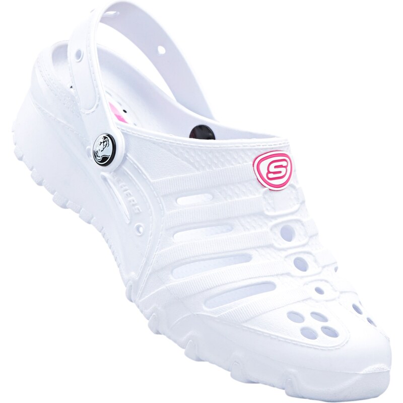Skechers EVA-Clog mit 3 cm Flach in weiß von bonprix