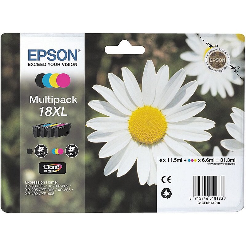 Epson Tintenpatronen-Set XL »T181640«