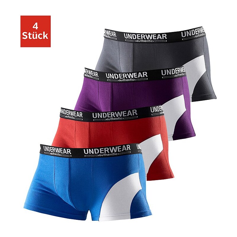 AUTHENTIC UNDERWEAR LE JOGGER Authentic Underwear Hipster (4 Stück) aus Microfaser