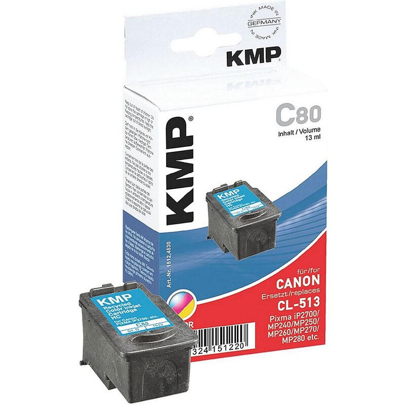 KMP Tintenpatrone ersetzt Canon »CL-513« HC