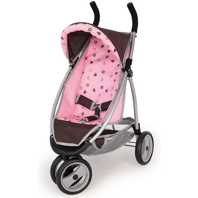Puppenwagen, Bayer Design, »Jogger Sport«, braun/pink
