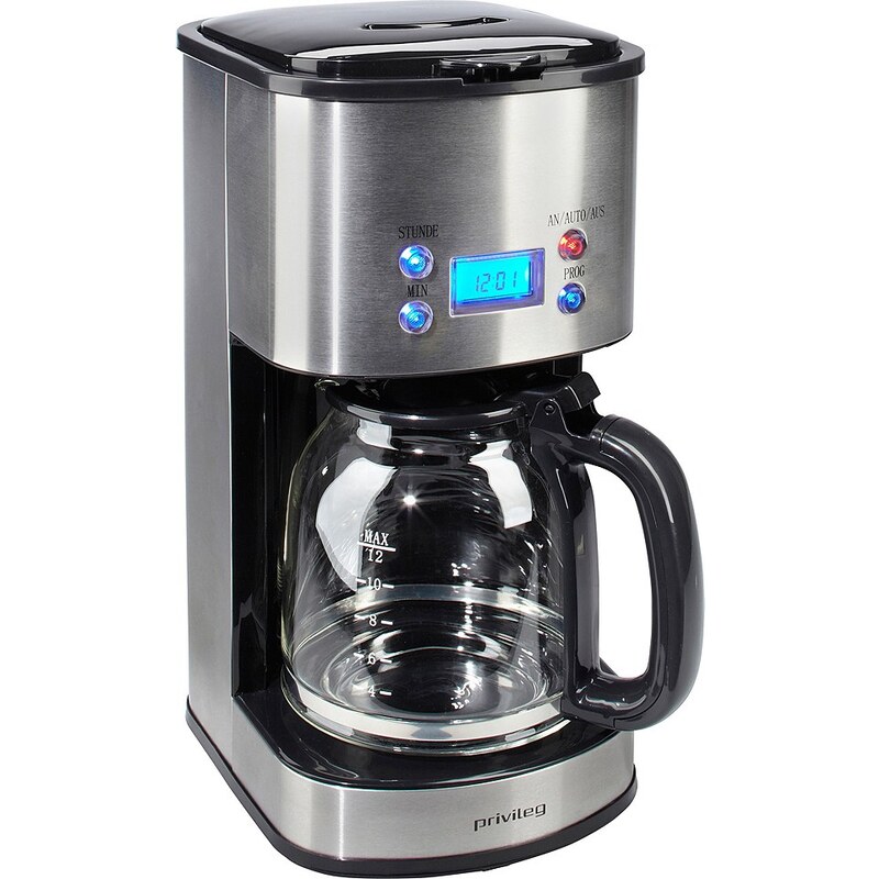 Privileg Kaffeemaschine, für 1,5 Liter, 1000 Watt, Edelstahl