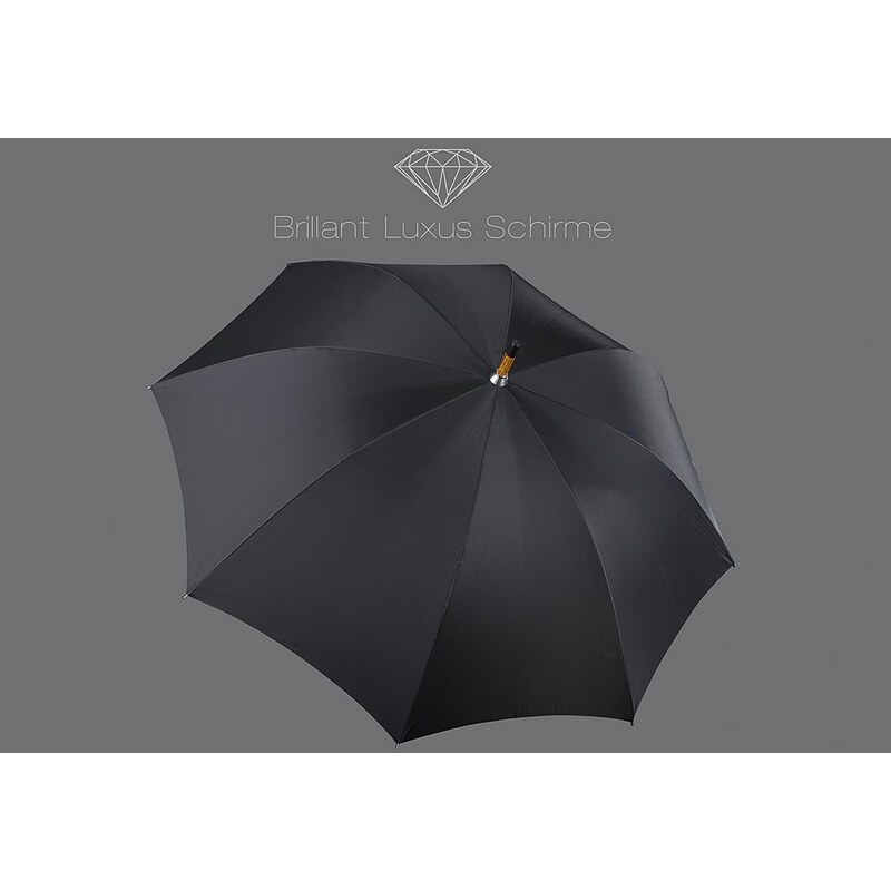 Euroschirm® Regenschirm mit Ahorngriff, »Brillant Luxus Herrenschirm«