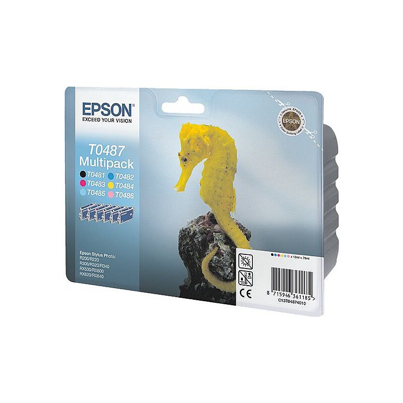 Epson 6er-Pack Tintenpatronen »T0487«