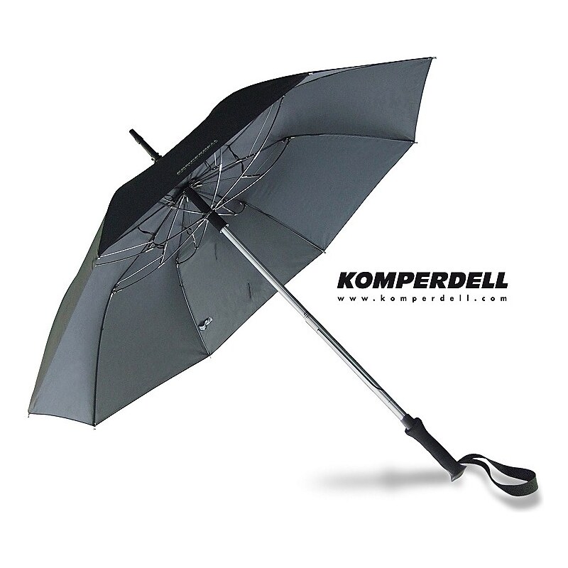 Euroschirm® Regenschirm - Wanderstock, »KOMPERDELL Teleskop-Wanderstock m. integriertem Schirm«