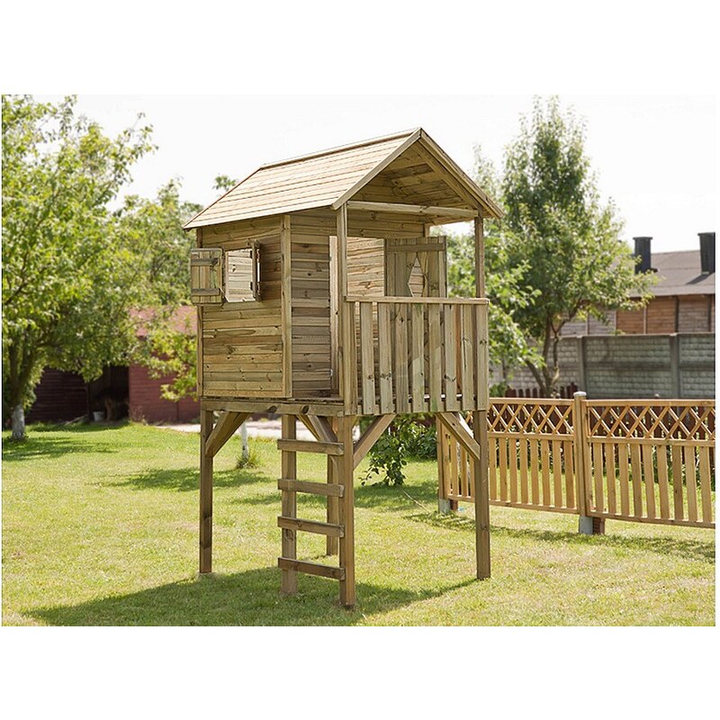 Dein Spielplatz Spielhaus aus Holz »Kinderhaus Andy auf Stelzen«